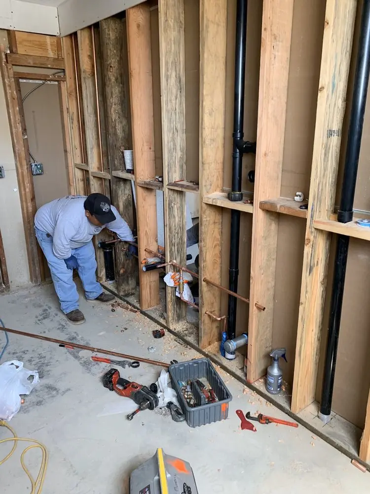 Commercial rough-in plumbing for Commercial Plumbing in Pascagoula
